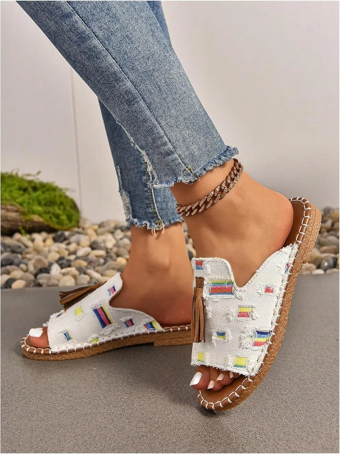 Verdusa Women's Boho Sandals 2025 Casual Summer Flat Sandals
