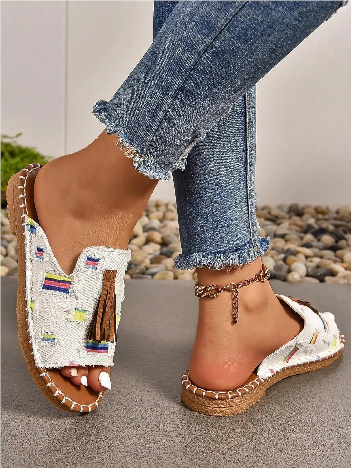 Verdusa Women's Boho Sandals 2025 Casual Summer Flat Sandals