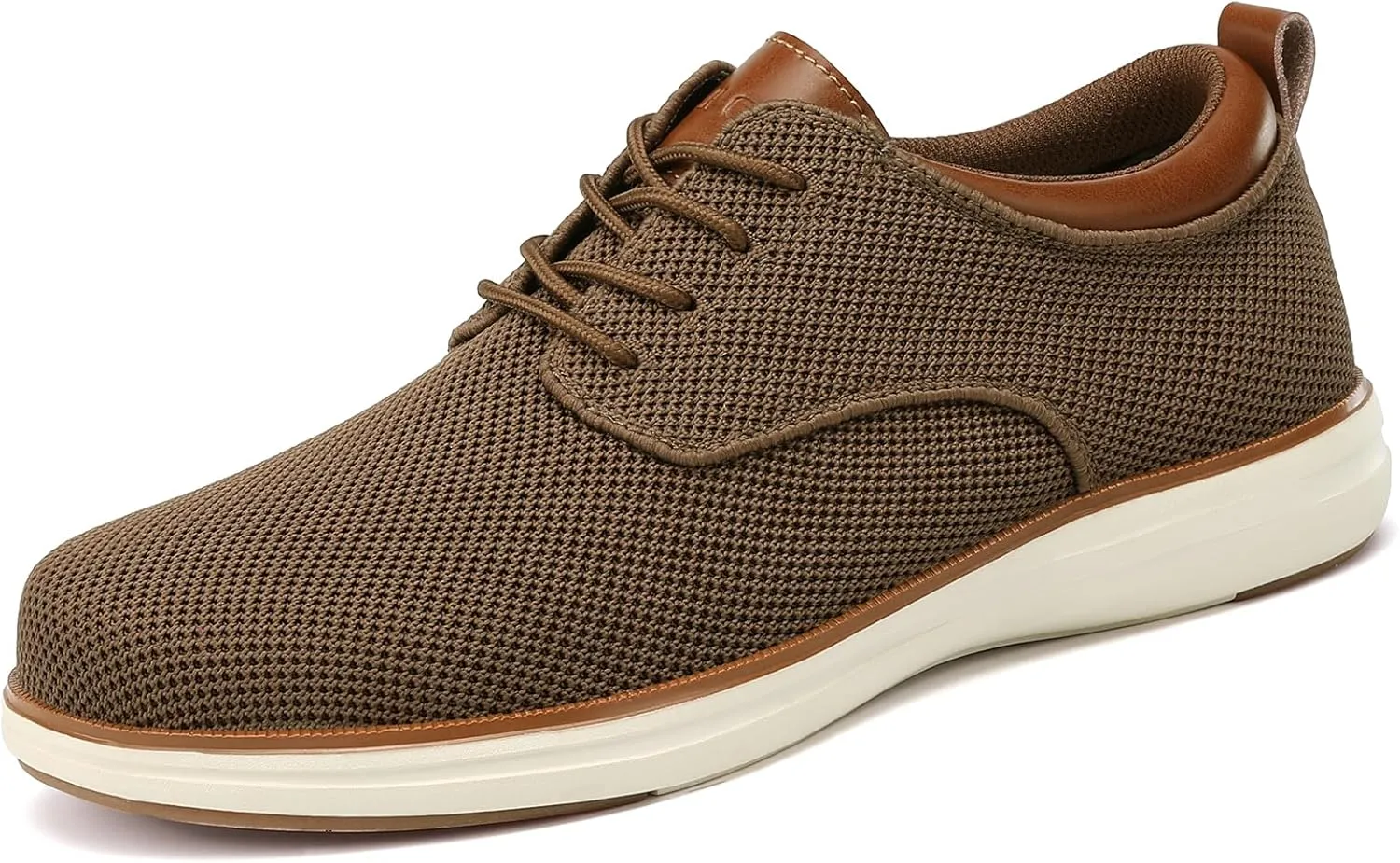 VILOCY Men's Wide Casual Dress Oxfords Business Shoes Fashion Sneakers Mesh Breathable Comfortable Walking Shoes