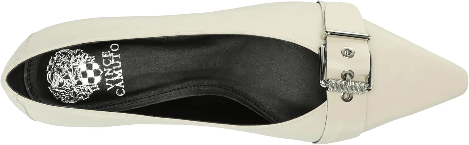 Vince Camuto Women's Megdele Buckle Flat Loafer