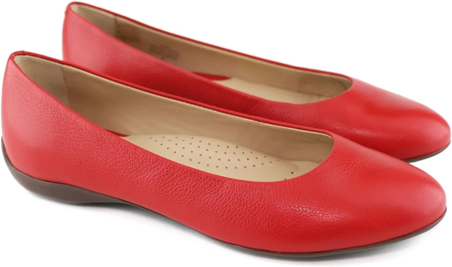 Women's Genuine Leather Comfort Slip on Ballet Flats