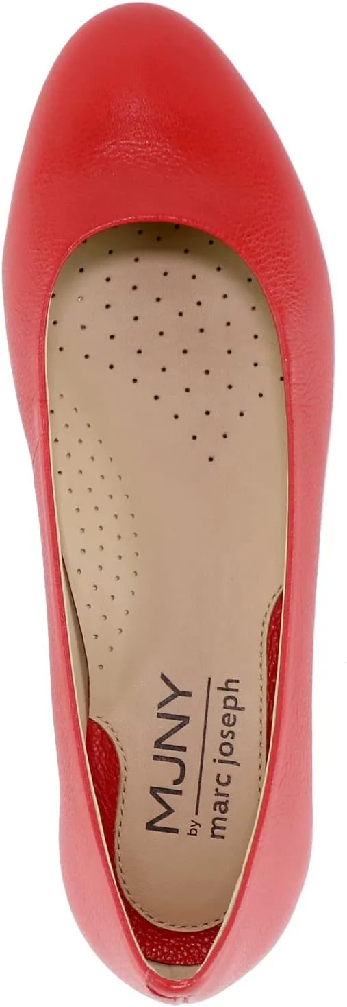 Women's Genuine Leather Comfort Slip on Ballet Flats