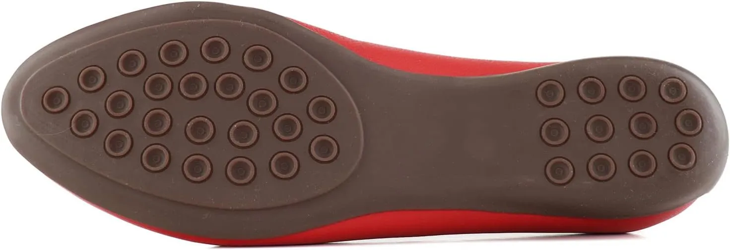 Women's Genuine Leather Comfort Slip on Ballet Flats
