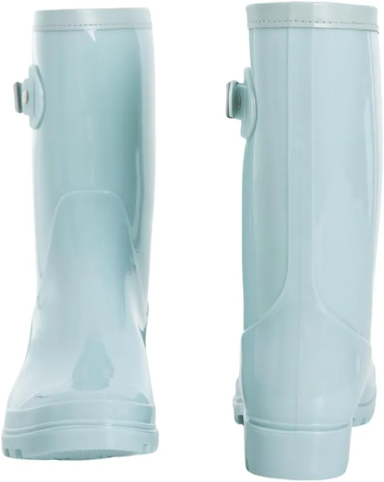 Women's Mid Calf Rain Boots Waterproof Fashion Garden Shoes Anti-slipping Rainboots For Women Comfortable Insole Light Rain Shoes