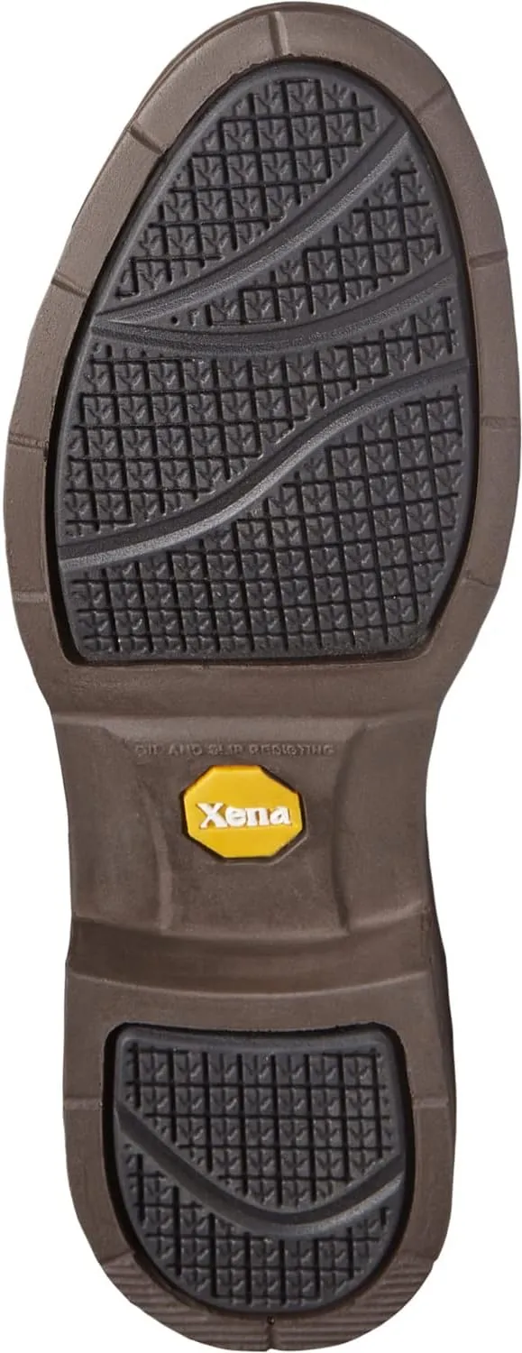 Xena Workwear Women's Valence SD Safety Boot, Leather Chestnut, Steel Toe