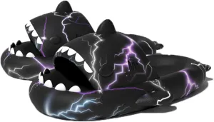 Zureto Original Shark Slides Upgraded, Cloudy Shark Slides Anti-Slip House Slippers Beach Shoes